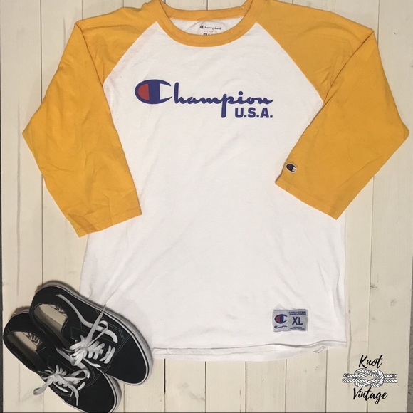champion raglan tee